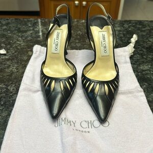 Jimmy Choo black pumps size 38.5